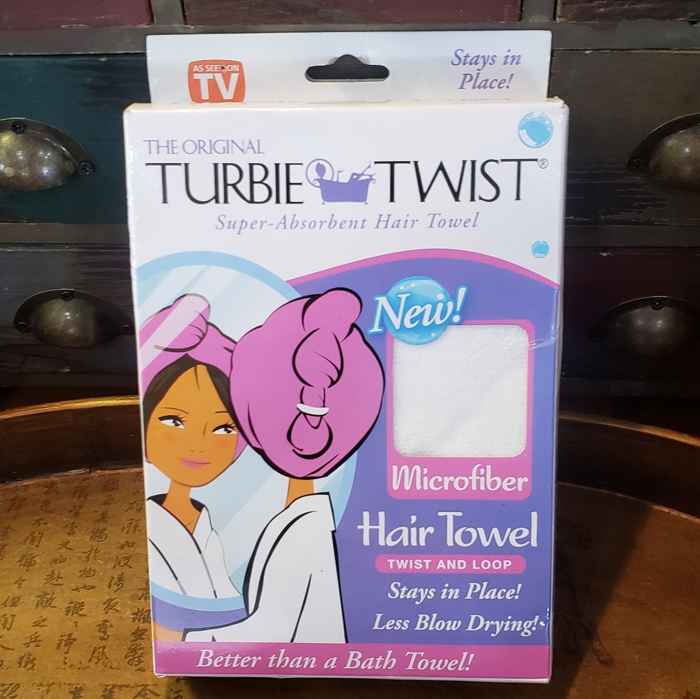 Hair Microfiber Towel Turbie Twist Drier Faster